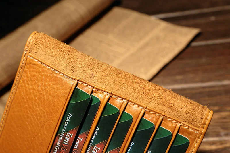 High Quality First Layer Genuine Leather Credit card Holder Cowhide Leather bag  (19)