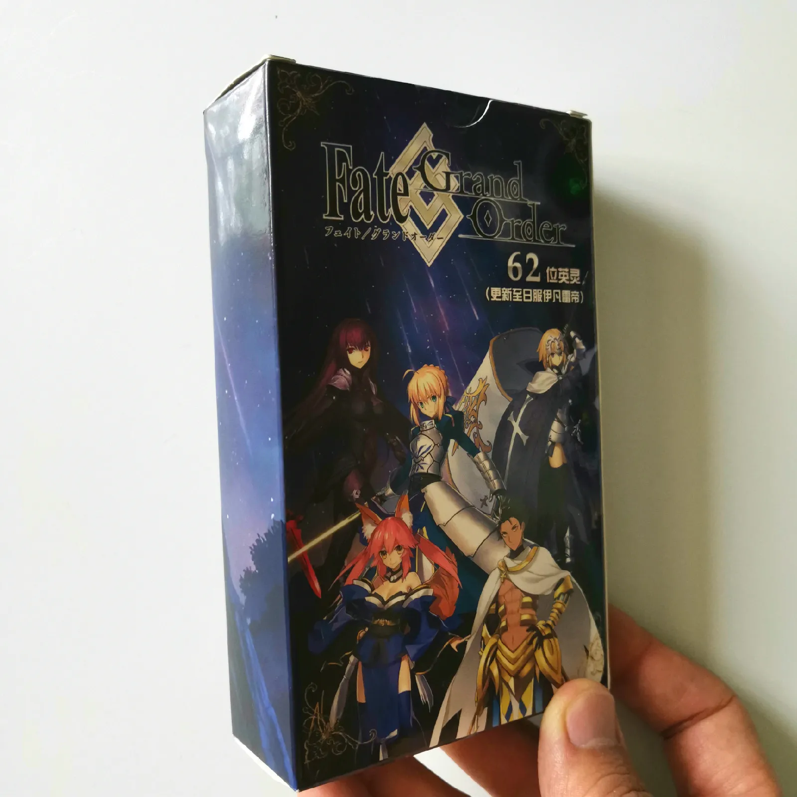 62pcs/set Fate/FGO The Holy Grail War Alter Toys Hobbies Hobby Collectibles Game Collection Anime Cards