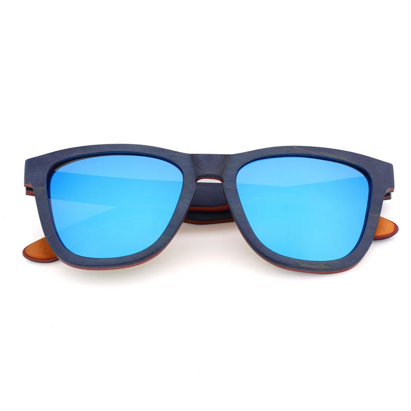 BerWer деревянные солнцезащитные очки для женщин женские деревянные очки винтажные Поляризованные скейтборд деревянные солнцезащитные очки для мужчин oculos de sol feminino