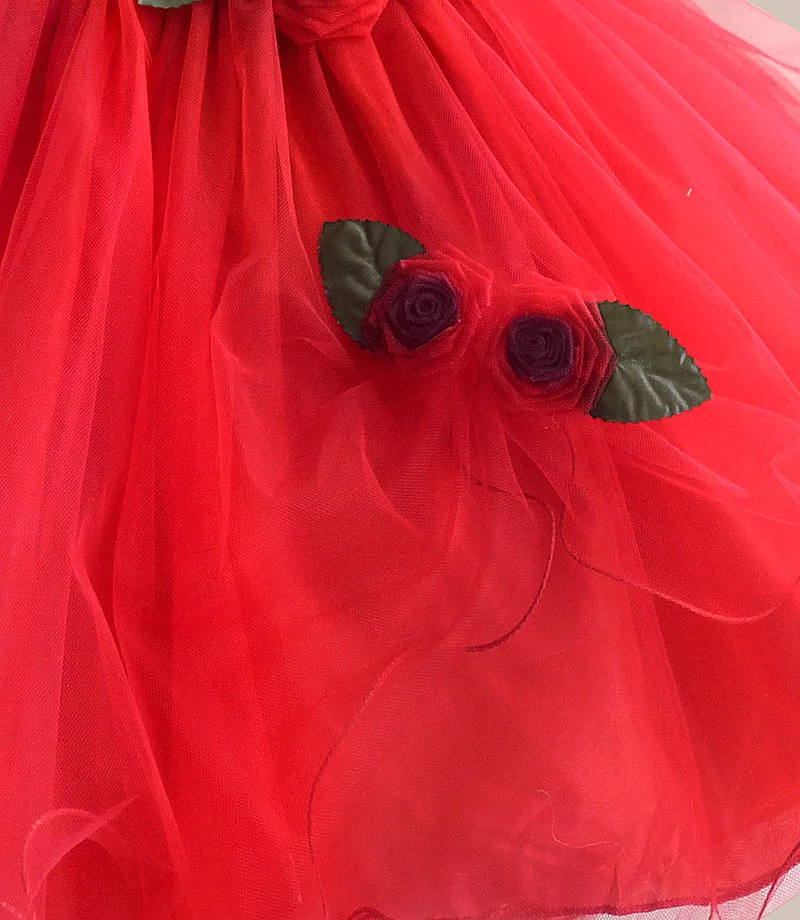Осенние платье для девочек розовая расцветка короткий рукав кружевное платье принцессы 3 цветочных бутона на поясе свадебная одежда для девочек 3-8 лет