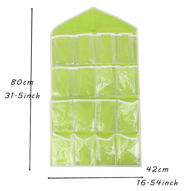 جدار حامل للمجوهرات المنظم الجوارب تخزين جيوب شماعات حقيبة طفل سرير أطفال خزانة خزانة المنظم أشتات صندوق تخزين