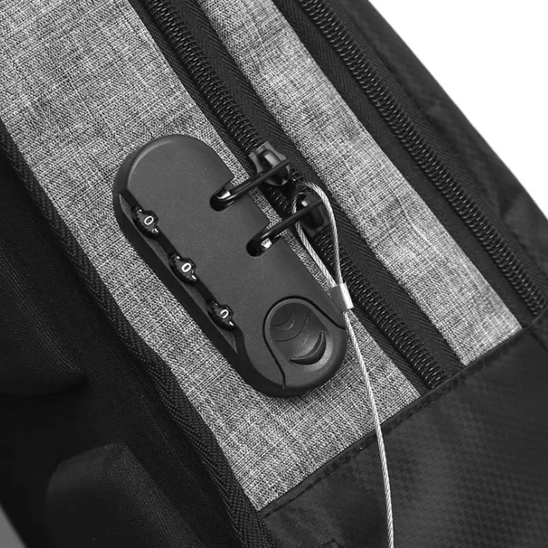 FANSON деловой рюкзак с защитой от кражи повседневный водонепроницаемый mochila usb