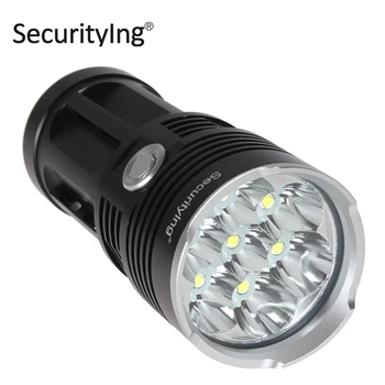 

SecurityIng 4200LM Super Bright LED Flashlight Torch Waterproof 3 Mode 7x XM-L T6 LED Flash Light for Outdoor Camping Hiking
