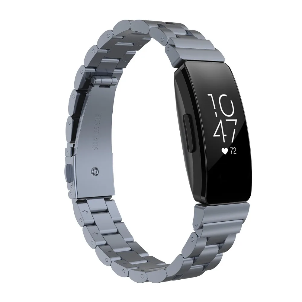 Для Fitbit Inspire/Inspire HR/ace2 полосы Нержавеющая сталь металлический сменный ремешок браслет на запястье Для женщин человек 4,23