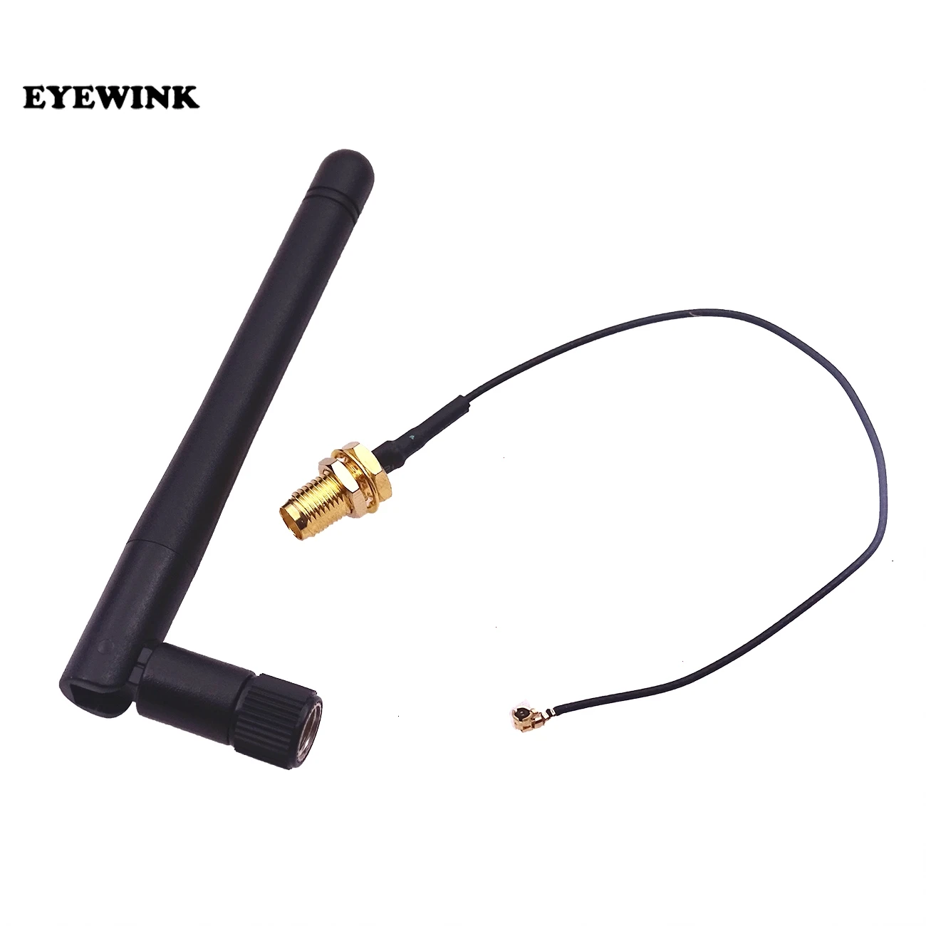 

1pcs 3G 2dBi Antenna Gsm SMA Male + SMA Jack to ufl./ IPX 1.13 Pigtail Cable