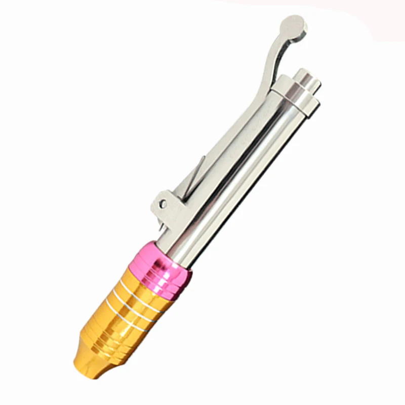Новая гиалуроновая ручка, регулируемая, высокое давление, гиалуроновая распылительная ручка для инъекций, против морщин, маленькая стальная мезотерапия, распылитель
