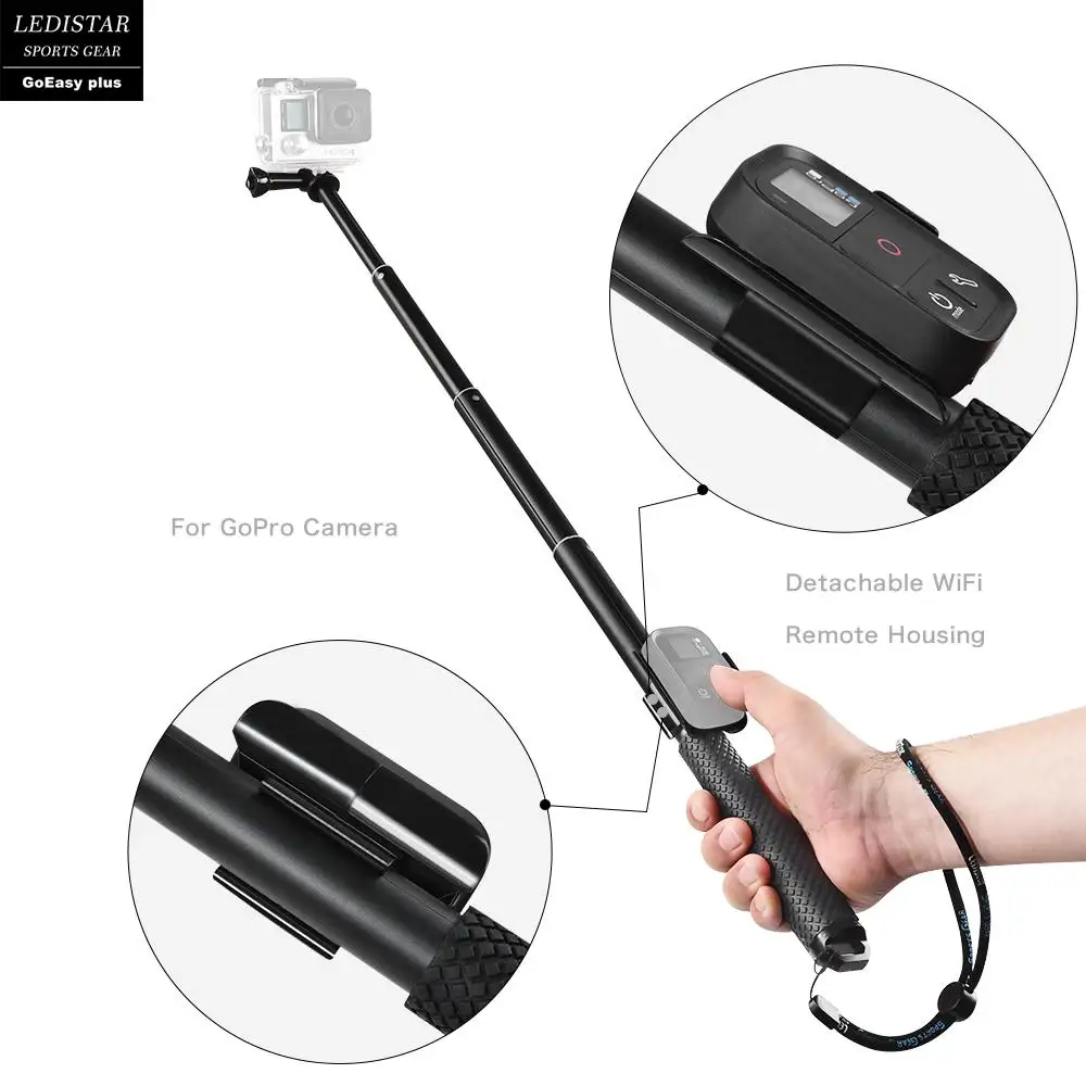

BEESCLOVER Portable Extendable Selfie Stick for Phone Camera GoPro Bluetooth Potable Tripod Selfie Stick For cell phone r25