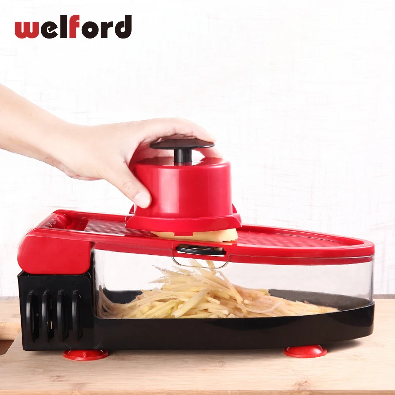  Welford Multifunctional Slicer Mandoline Vegetable Cutte Stainless Steel Blade Manual Potato Peeler - 32866300271