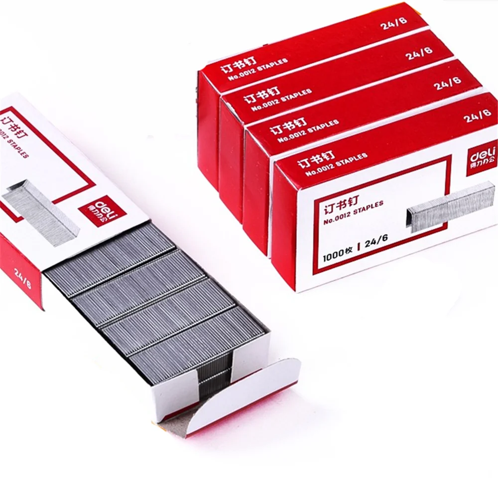 5 Box/set 1000pcs/box NO.0012 Office Staples(24/6) for Stapler,staple