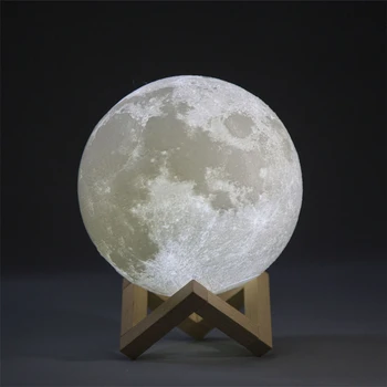 PLA/PVC 3D Printed Moon Lamp LED Baby 20cm USB Charging Wooden Base Touch Sensor Control 2-colors moon lamp lighting
PLA/PVC 3D Printed Moon Lamp LED Baby 20cm USB Charging Wooden Base Touch Sensor Control 2-colors moon lamp lighting
