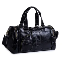 Новое поступление, кожаные дорожные сумки, роскошные мужские портативные сумки на плечо большой емкости, Брендовые мужские сумки, винтажные дорожные сумки