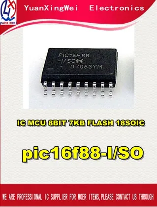 

Free Shipping 10PCS pic16f88-I/SO pic16f88 SOP8