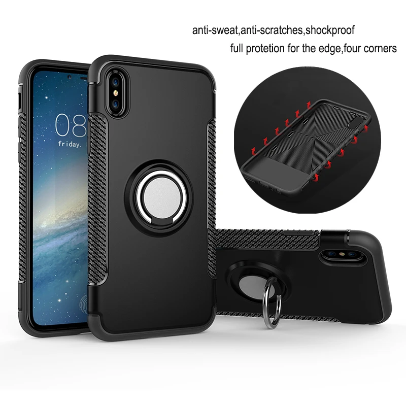 IMUCA Гибридный чехол для iPhone X Роскошный Apple IPhone Панцири В виде ракушки