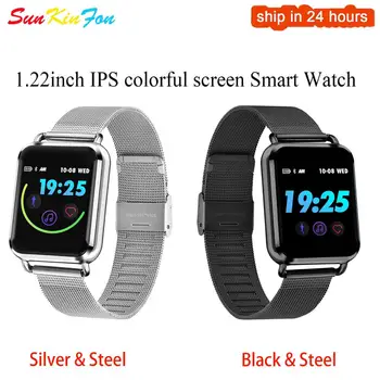 

For iPhone Xs Max XR Xs X Bluetooth Smart Watch Band Men Waterproof Dynamic Blood Pressure Fitness Tracker Heart Rate Smartwatch