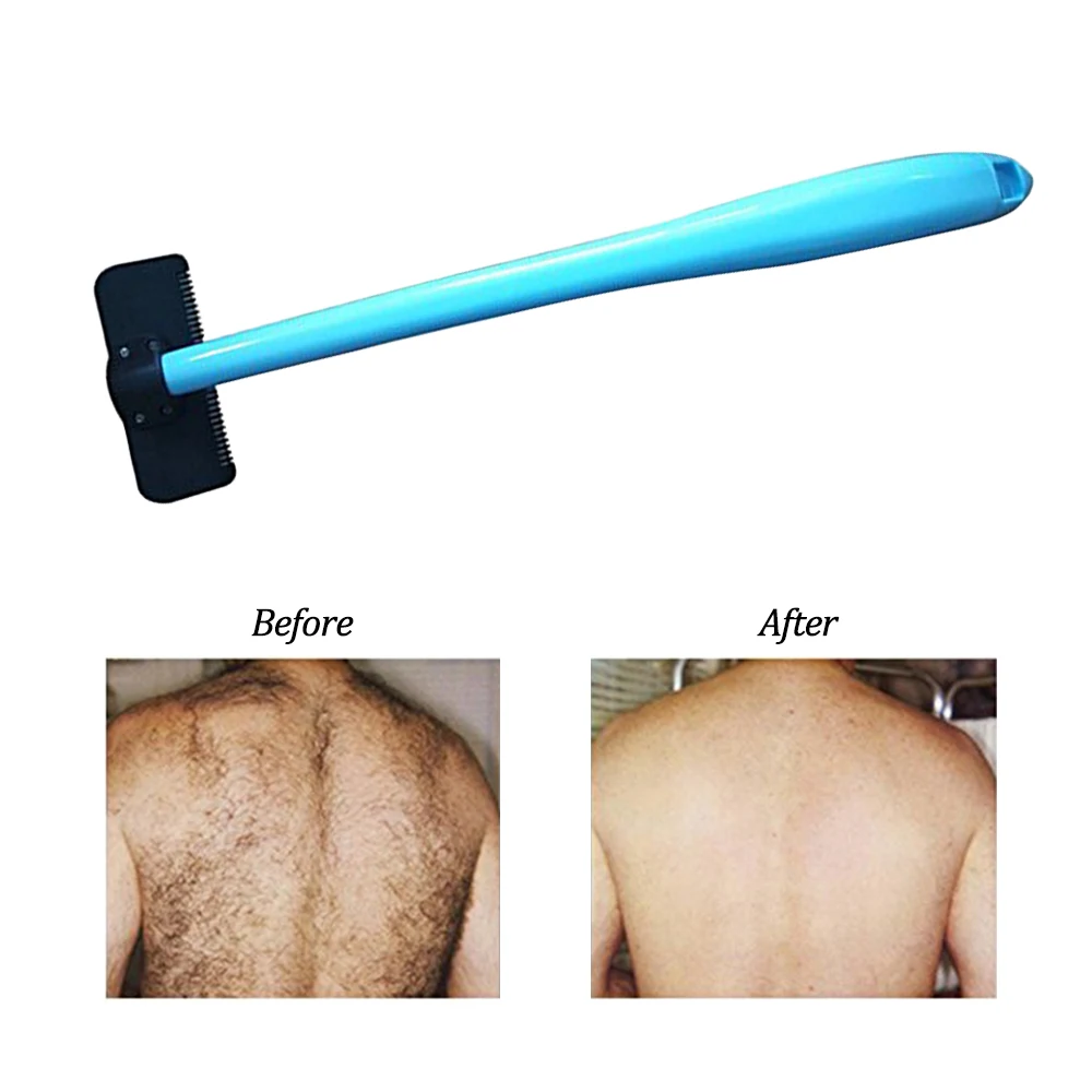 Для бритья для Для мужчин руководство назад волосы бритва Пластик бритвы для всего тела Запчасти волос лезвия для снятия Бритвы со сменными лезвие
