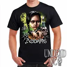 Addams family Wednesday Ouija Board-Мужская Готическая футболка с героями мультфильмов Мужская футболка унисекс новая модная футболка свободного размера
