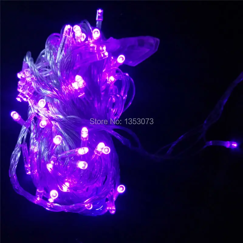 Colorful 10M 100leds Beautiful Home LED String Light 220V 110V Decoration Lamps - purple lighting