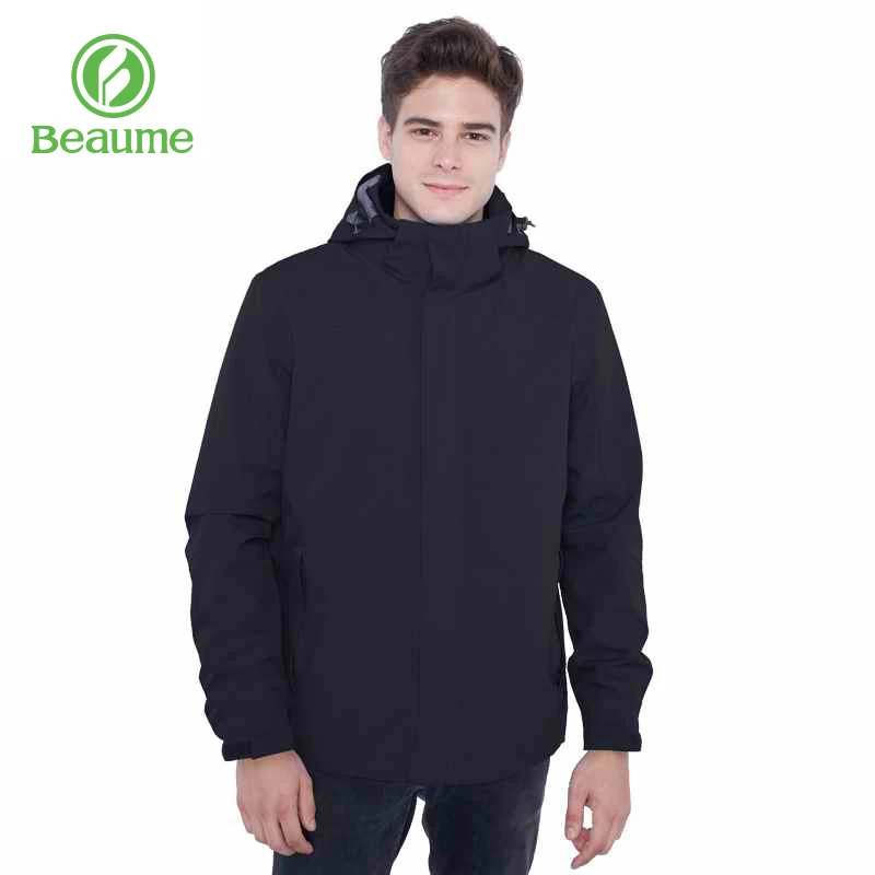 

Beaume 3-in-1 Hooded Jacket for Men Climbing Windproof Shell with Down Liner 84061