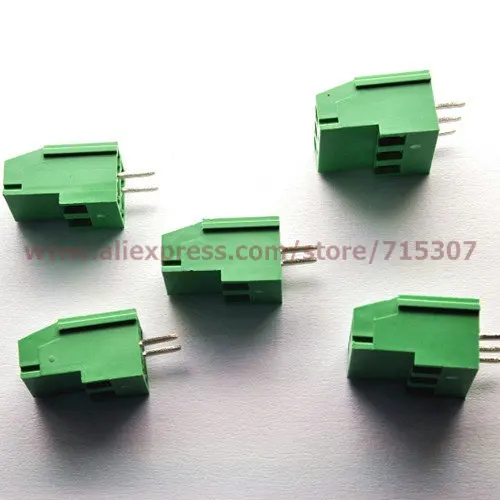 

PHISCALE 20pcs PCB Terminal Blocks 5.08mm 3pin 300V 25A