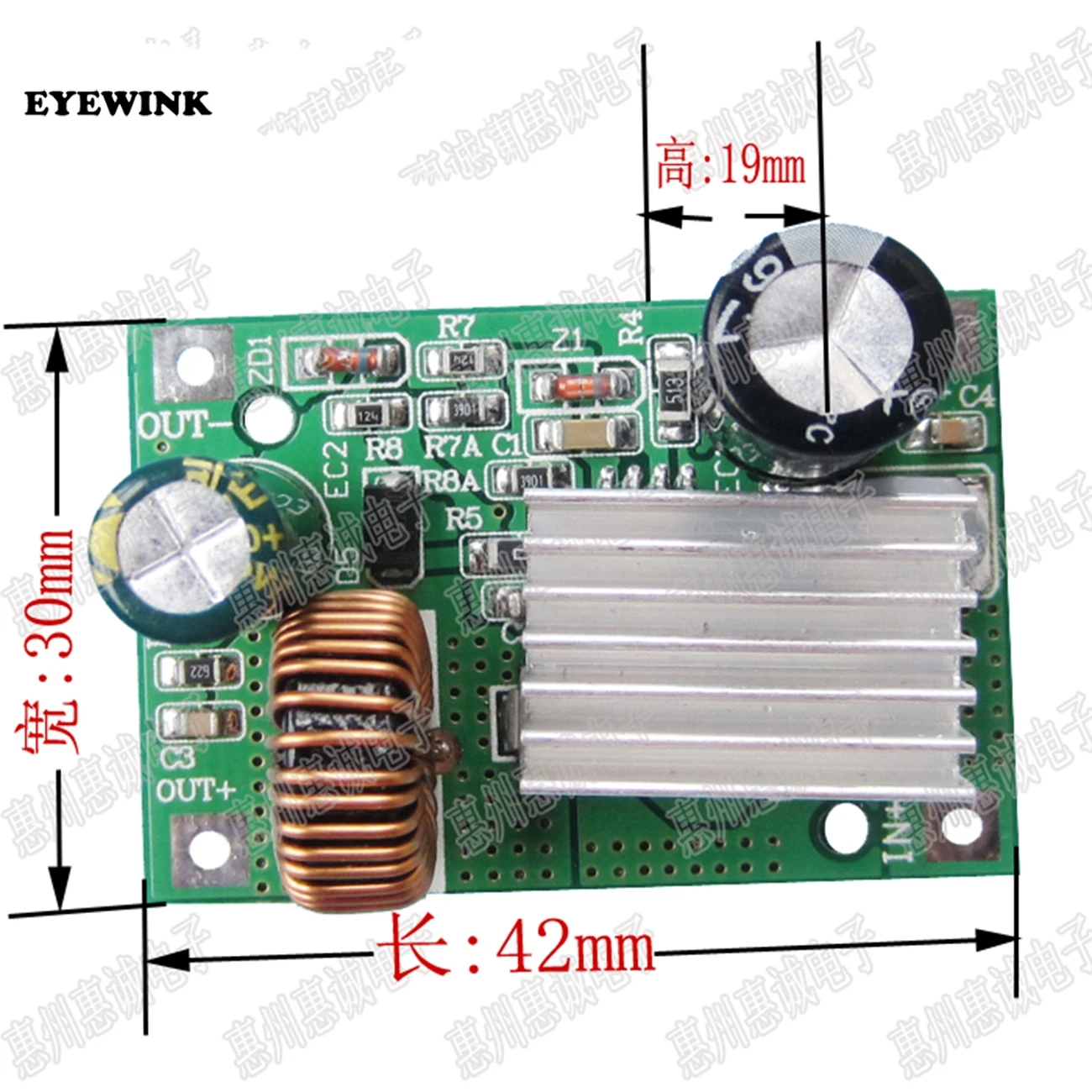 

DC Step Down Module Power Supply Buck Converter Non-isolated Stabilizer 24V 36V 48V 72V 84V 120V to 12V 3A