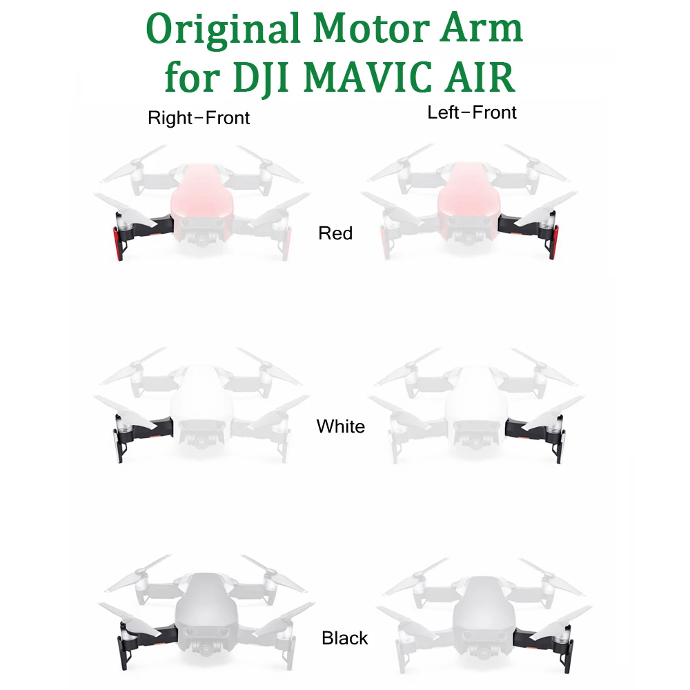 100% оригинальный красный белый черный рычаг двигателя для DJI Mavic Air с запасными