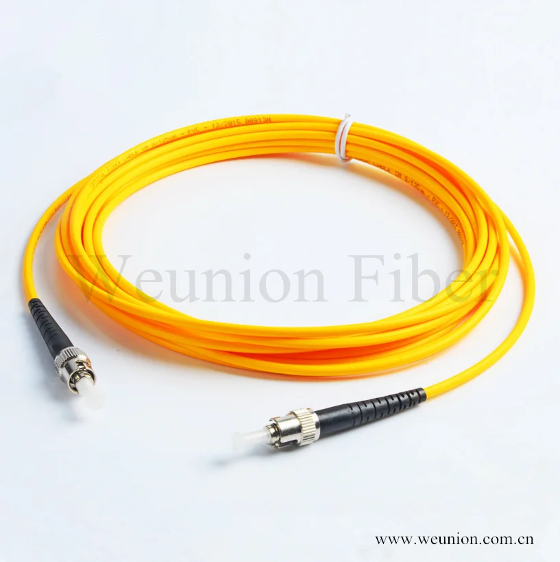 5 PCS 3M ST-ST FTTH Simplex Single Mode Fiber Optic Patchcord Jumper Weunion | Мобильные телефоны и аксессуары