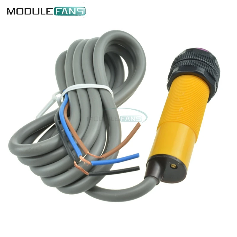 

E18-D50NK diffuse reflectance infrared obstacle avoidance sensor infrared photoelectric switch proximity switches NPN