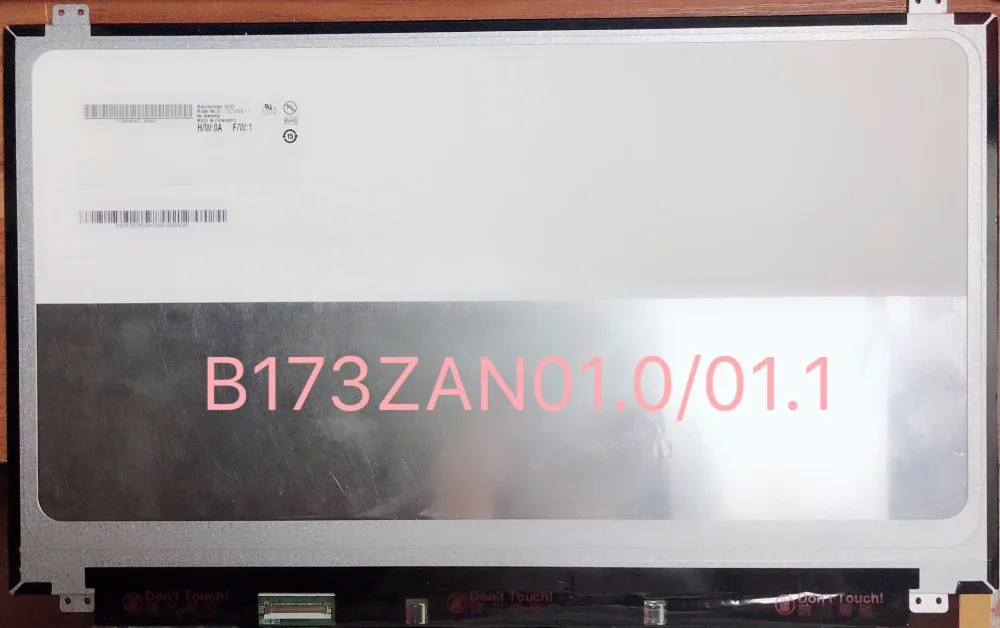 

UHD 17.3" 4K LCD Screen B173ZAN01.1 For Clevo P870DM P775DM3 3840x2160 Display B173ZAN01