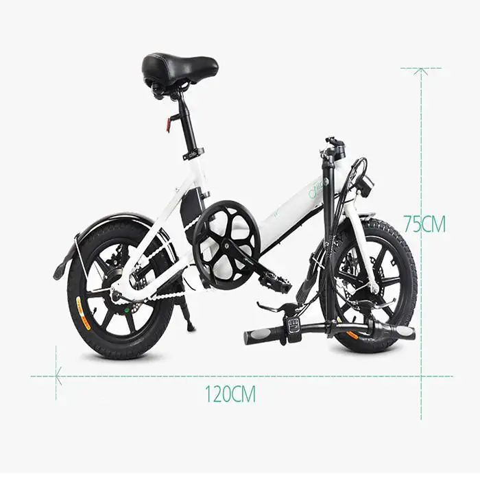 Flash Deal FIIDO Electric Folding Bike Lightweight Aluminum Alloy Folding Bicycle With Tire 250W Hub Motor Electric Bikes 10