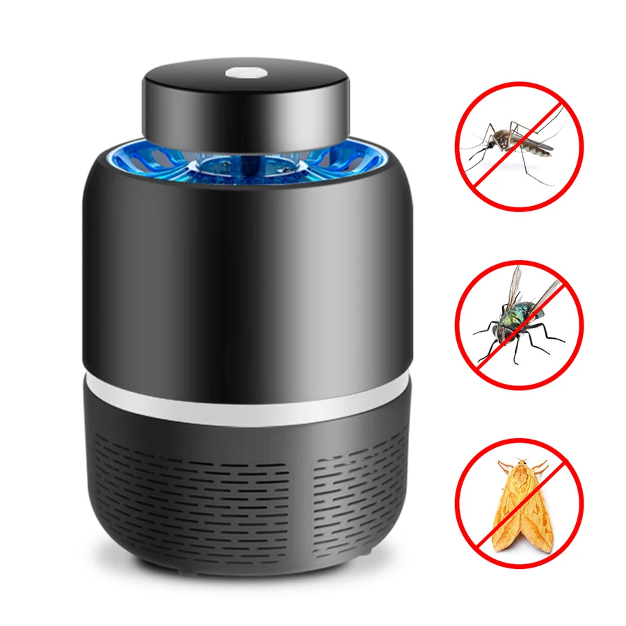 

One-Button Control Electronics Mosquito Killer Lamp Moth Fly Wasp LED trap Lamp Bug Insects Killer Light Pest Zapper Repeller