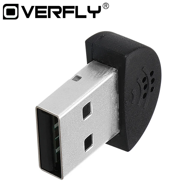 

Overfly Super Mini USB 2.0 Microphone Portable Studio Speech Mic Audio Adapter Driver Free for Laptop/Notebook/PC/MSN/Skype