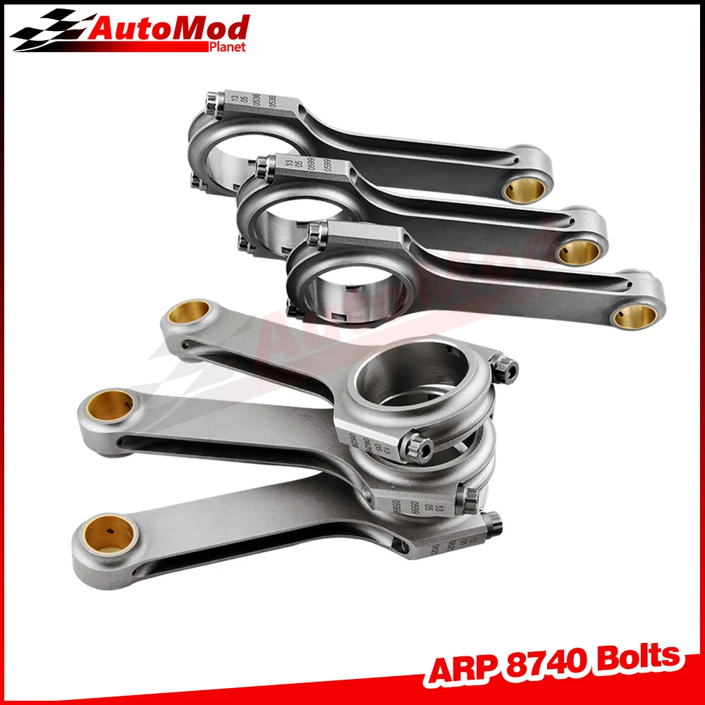 Connecting Rods Rod for Audi A4 A6 RS4 quattro 2.7T ARP 2000 Bolt 154mm