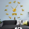 Belgian Shepherd Large Frameless Wall Clock Mechelse Shepherd Home Decor Malinois Wall Watch Chien de Berger Belge DIY Big Clock 1