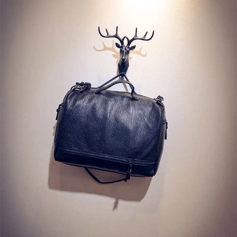 vintage casual leather handbag new fashion women totes ladies purse clutches famous travel brand shoulder motorcycle travel bags