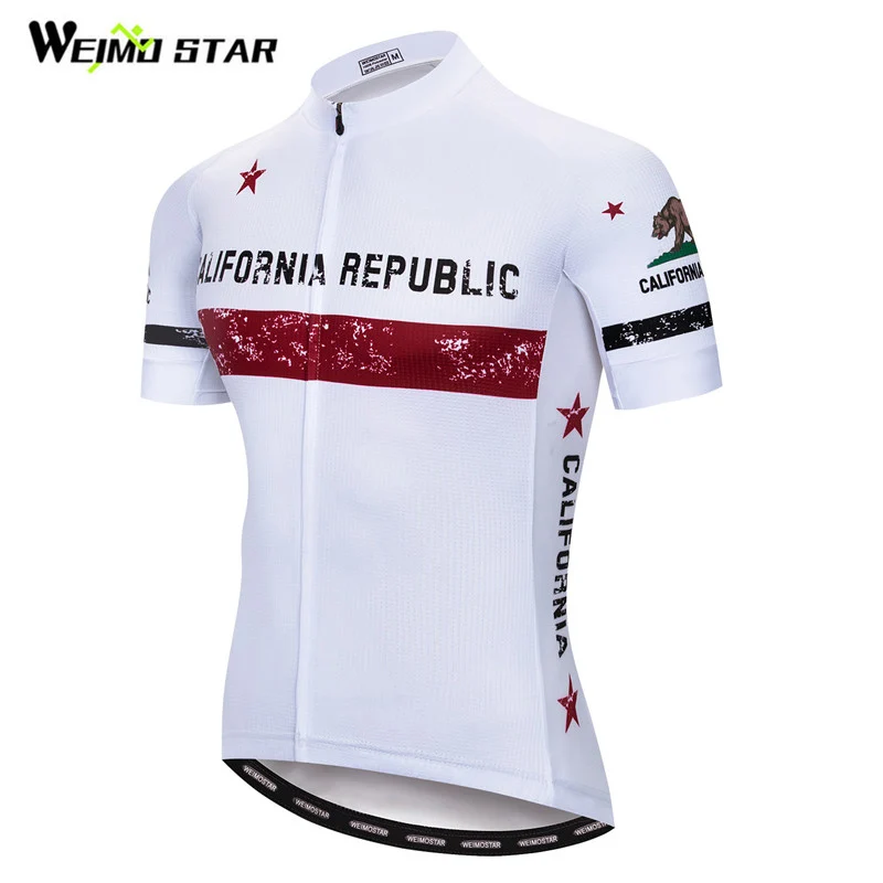Футболка Weimostar Мужская быстросохнущая Джерси для езды на велосипеде в стиле