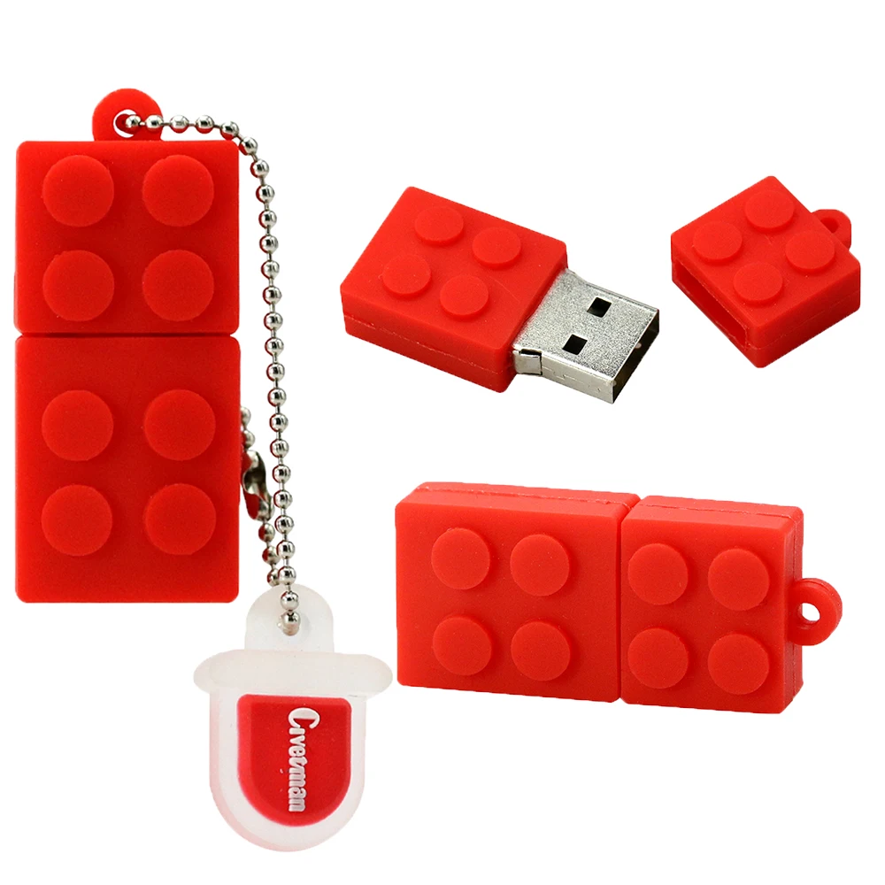 Pendrive Cartoon Building Blocks USB Flash Drive Silicone Pen Drive 4GB 8GB 16GB 32GB 64GB 128GB USB Stick External Storage Pendrive Cartoon Building Blocks USB Flash Drive Silicone Pen Drive 4GB 8GB 16GB 32GB 64GB 128GB USB Stick External Storage