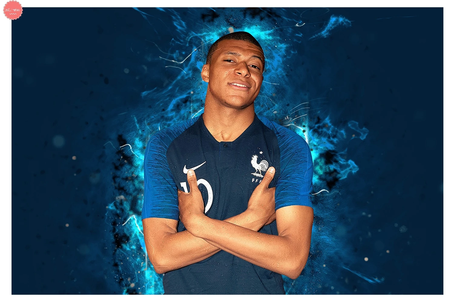 

Diamond Embroidery Stitch Kylian Mbappe France Football diamond painting Mosaic new year decorations for home