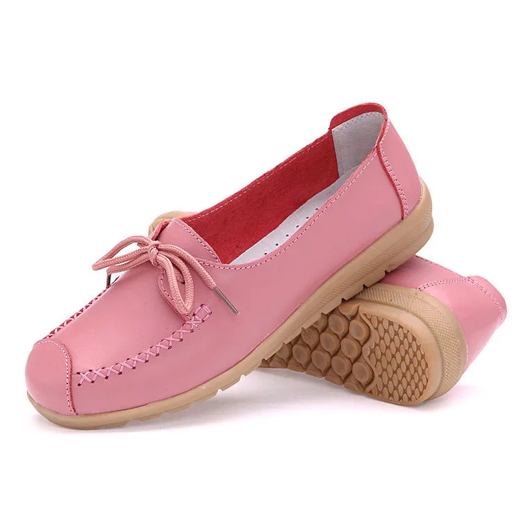 

2017 Spring and Autumn New Lace Mother Shoes Fashion Shallow Mouth Peas Shoes Tendon at the end Casual Shoes, free shipping