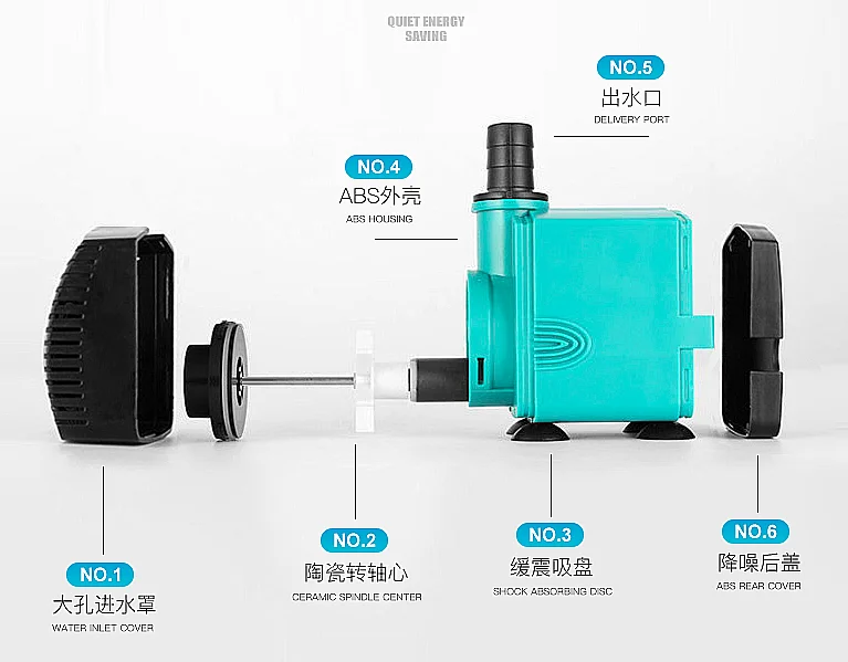 submersible aquarium pump