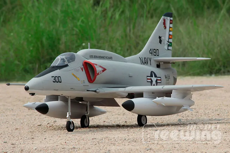 Freewing электрический RC EDF jet A-4E/F SKY HAWK самолет 80 мм вентилятор с электроприводом самолет 6s PNP или комплект+ S Выдвижная модель самолета хобби