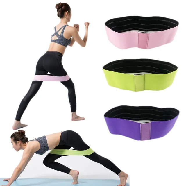 New Silicone Slip Cotton Hip Resistance Bands Booty Elastic Bands