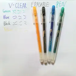 VCLEAR 0,7 мм многоцветная стираемая ручка Милая унисекс стираемая чернильная ручка 4 шт. канцелярские принадлежности гелевая ручка Kawaii