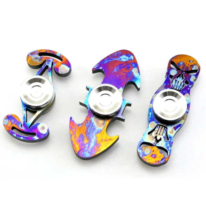 

EDC Fidget Spinner Metal Finger Hand Spinner Batman Skeleton For Kids AutismAnxiety Stress Relief Focus Hand spinner Toys Gift!