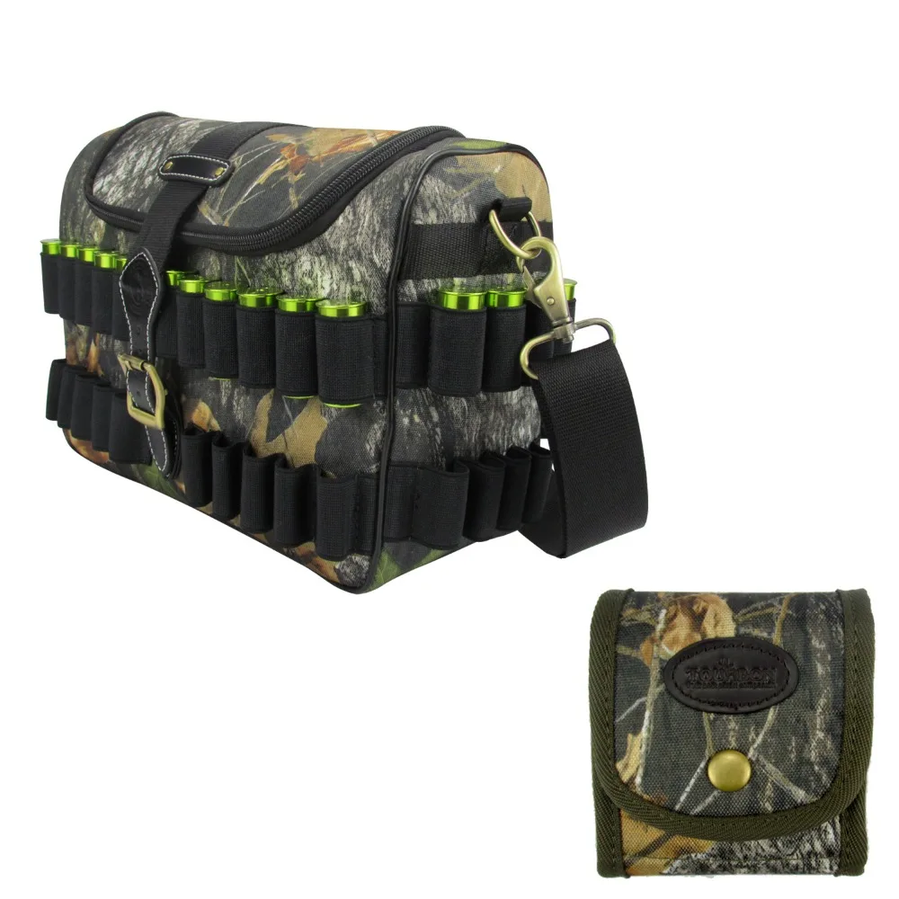 Tourbon Camo Tactical Shooting Cartridge Bag Ammo 12 Gauge Carrier Case