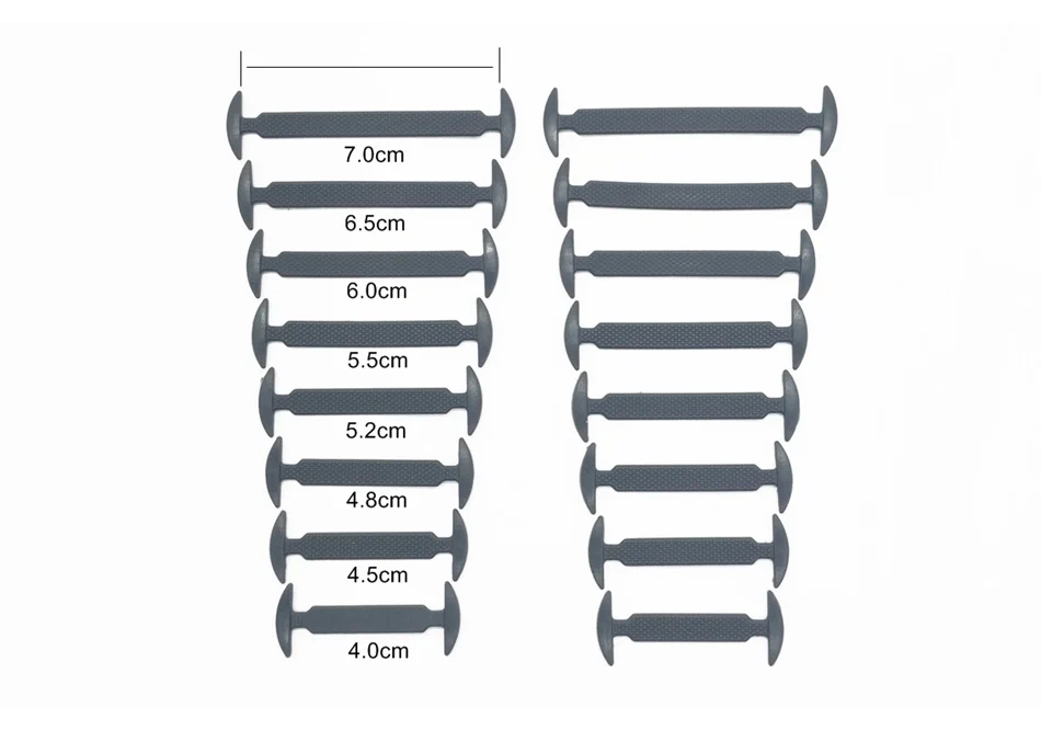 16 шт./лот и 12 шт./лот аксессуары для обуви Новинка шнурки для обуви унисекс эластичные силиконовые шнурки резиновый шнурок N067