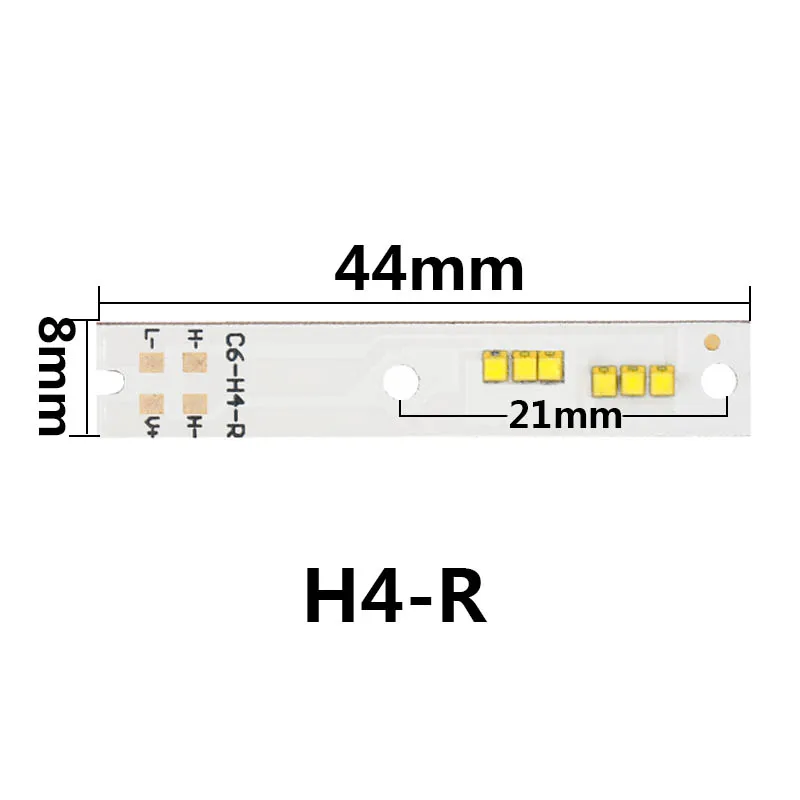 10 шт. в партии H4 30 Вт 9-12 В автомобильная лампа фары 6000K фары высокой мощности светодиодный автомобильный фара запасные части и DIY светодиодный PCB комплект