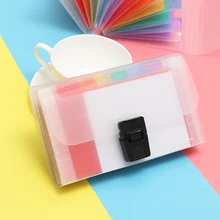 A6 пластик, 13 карманов, расширяющийся кошелек, папка для документов, офисный Органайзер, держатель для документов, сумка, чехол для файлов, бумажный Органайзер