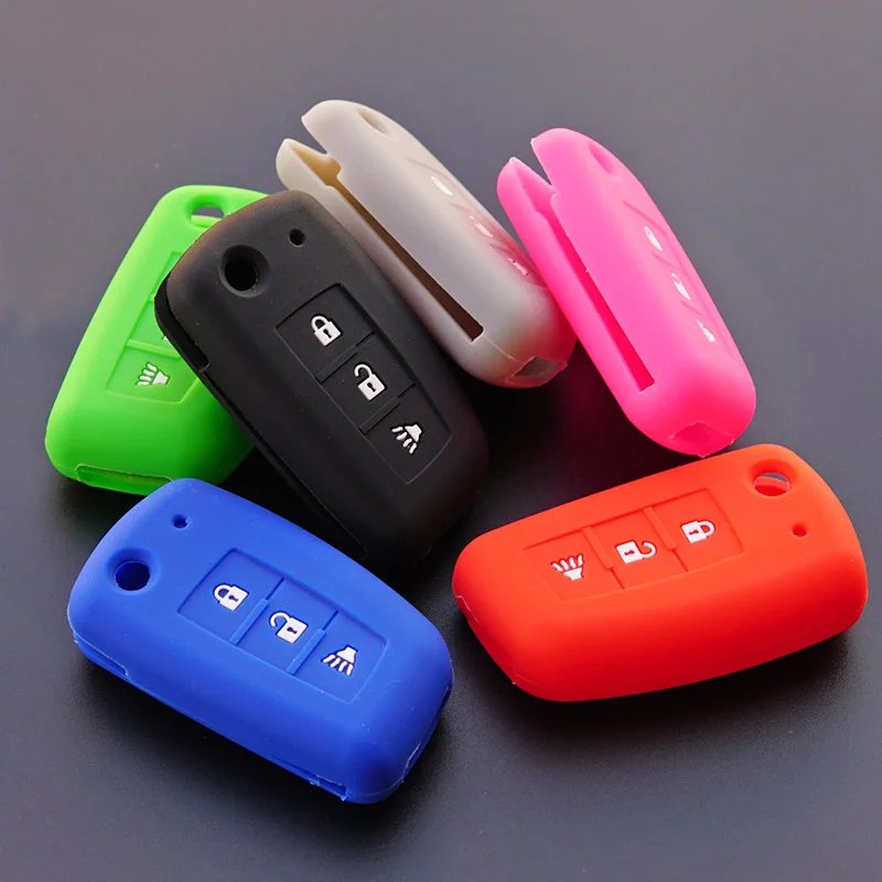 

Silicone Rubber key fob cover case cap protect skin set for Nissan Rogue 2017 2018 Qashqai skyline Alissa x-trail keyless Remote