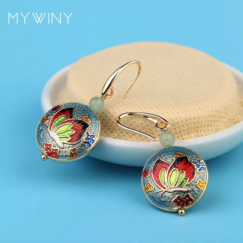 Новые модные медные ювелирные изделия в виде бабочки от 2 вида цветов MYWINY