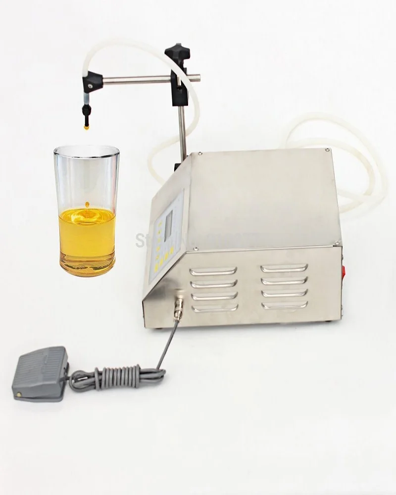 Electrical Liquids Filling Machine Bottled Water Filler Beverage Foods Oils Bottling Equipment Tools Nail Auto Pump